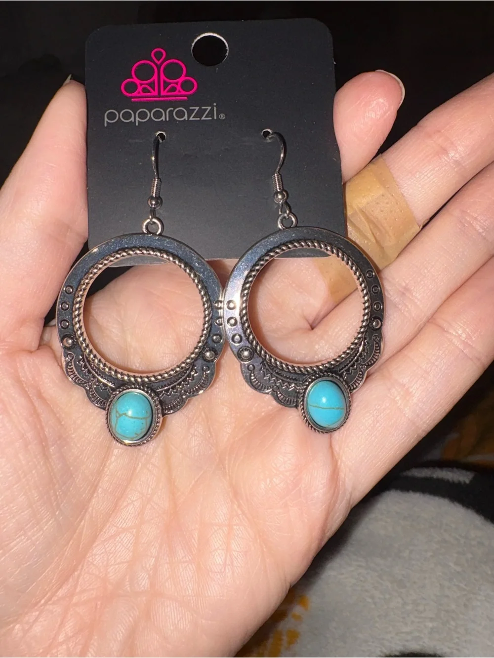 Natural Springs Blue Earring